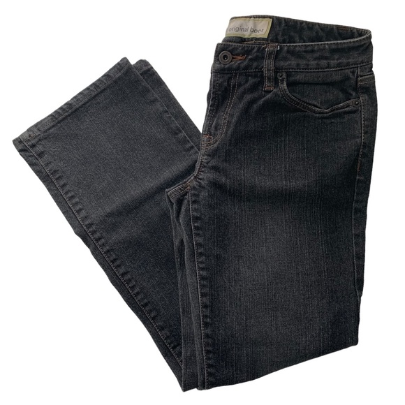 LOFT Denim - LOFT Original Bootcut Faded Black Jeans